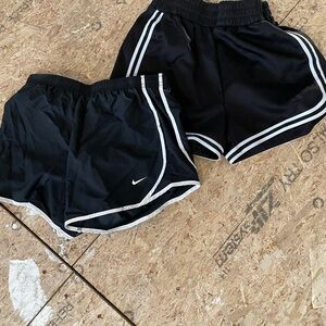 Nike Black and White Athletic Shorts Duo